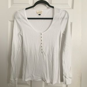 *SOLD!* Universal Thread Long Sleeve Henley Top